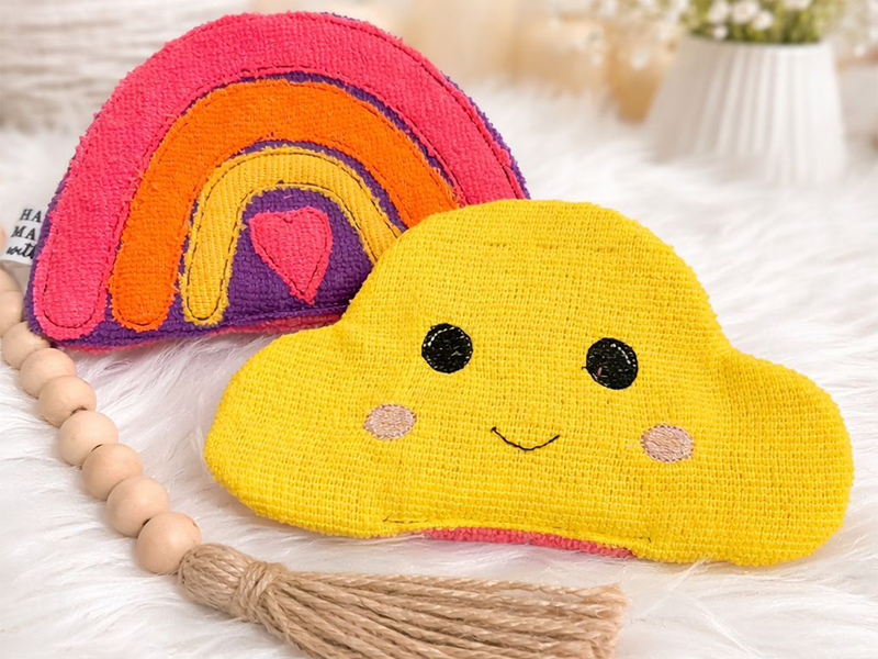 Himmlische Fensterwischer  - ITH-Stickdatei